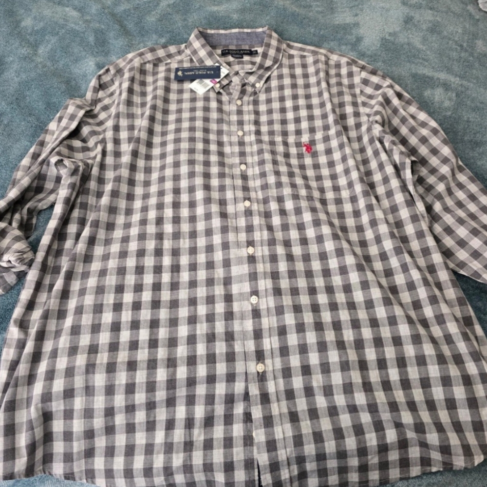 Ralph lauren polo mens 2xl button up dress shirt NWT B5
